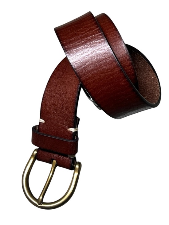 Banana Republic Accessories - Banana Republic women’s brown 1.25” wide belt with aged gold buckle